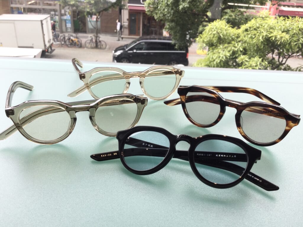 金子眼鏡アセテート&ヴィンテージシリーズから 新作サングラスが入荷