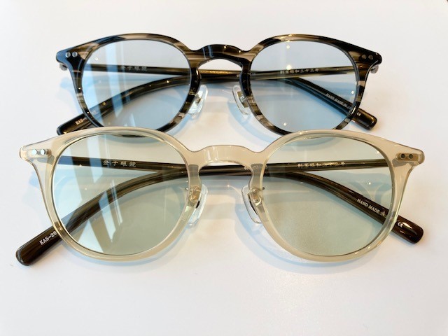 金子眼鏡アセテートシリーズから、 クリップサングラス付きフレーム
